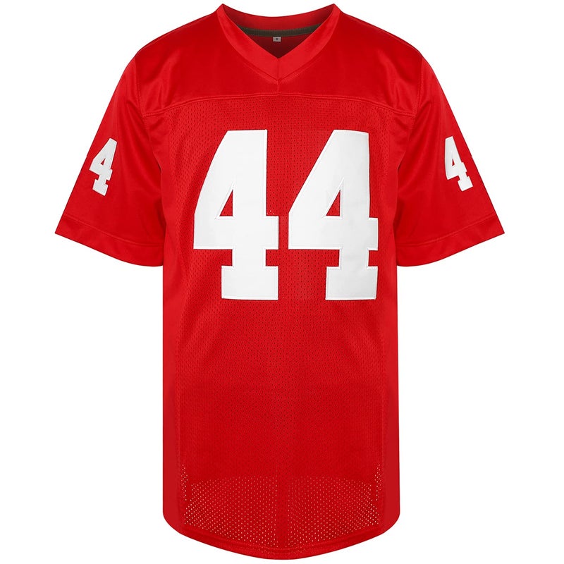 JKNAKN Forrest Gump #44 The Movie Stitched Football Jersey S-3XL (X-Large, Red) - Image 2